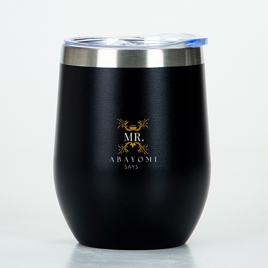 Stainless Steel Vacuum-insulated Wine Tumbler with Cap