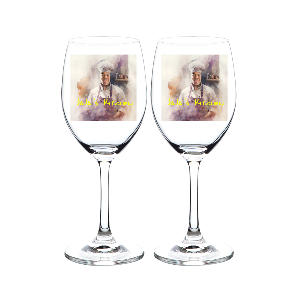 UV Printing 11 oz/17 oz 1 Pair of Red Wine Glasses Custom Drinkware