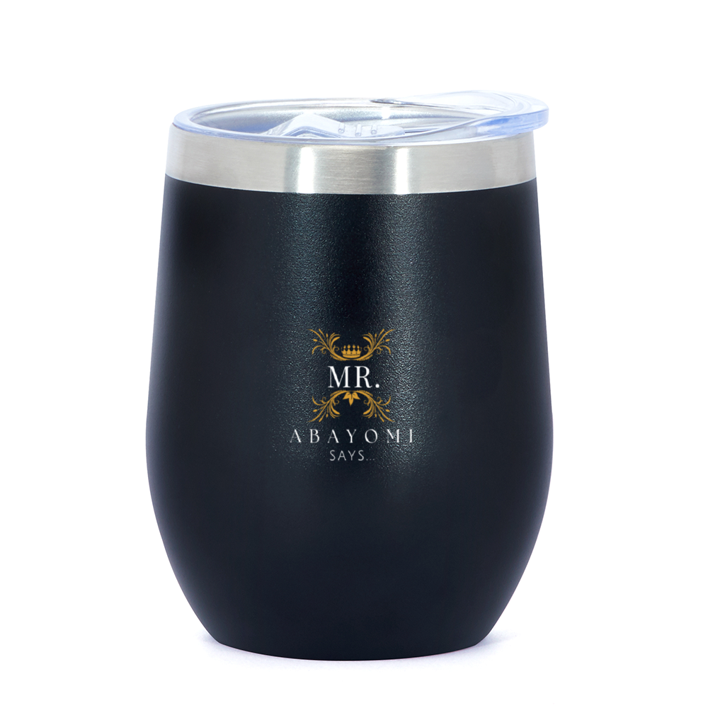 Stainless Steel Vacuum-insulated Wine Tumbler with Cap