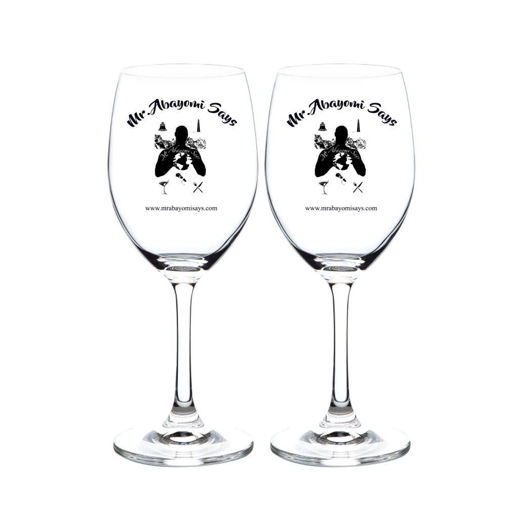 His and Her Wine Glasses