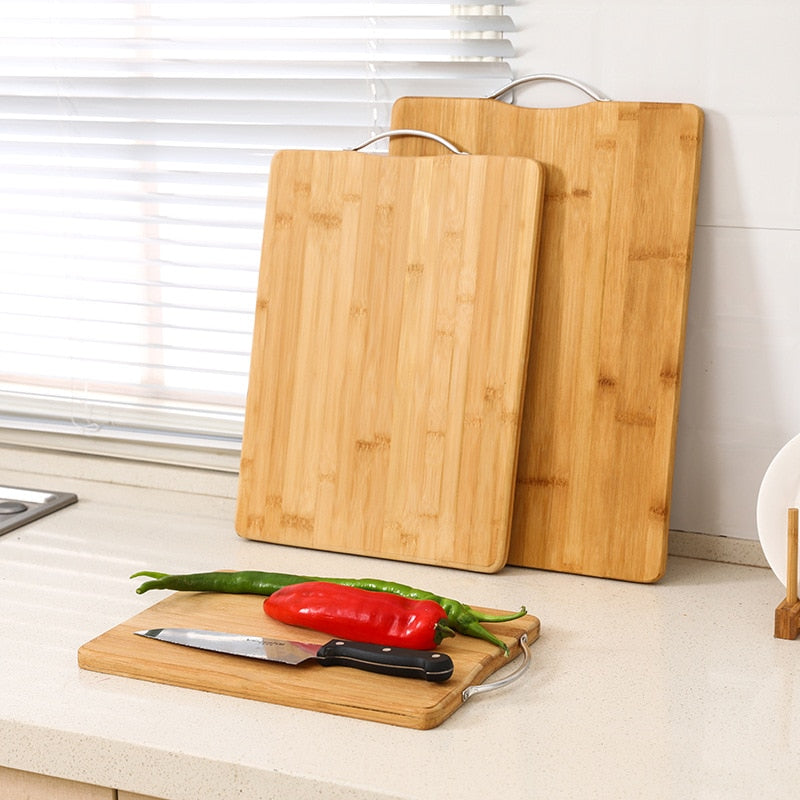 Bamboo Cutting Board w/ Handle