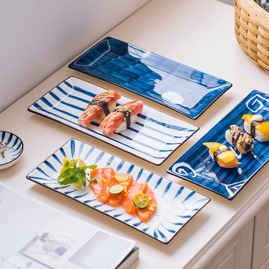 Rectangular Japanese Style Dinner Plates