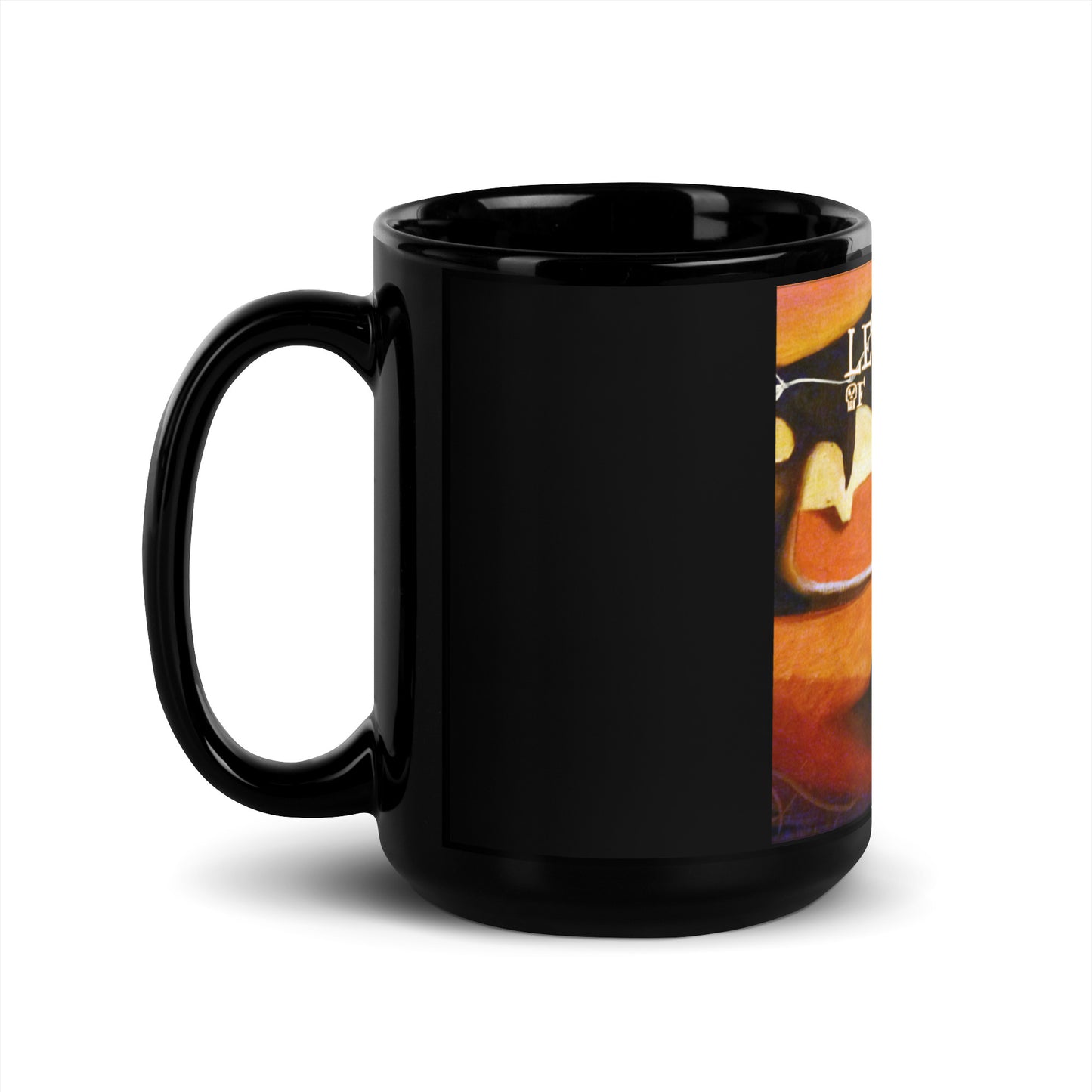 Legend of The Bat Black Glossy Mug