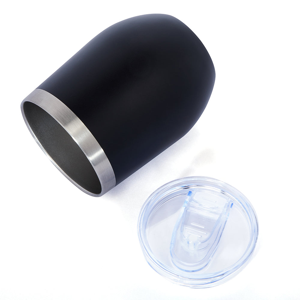 Stainless Steel Vacuum-insulated Wine Tumbler with Cap